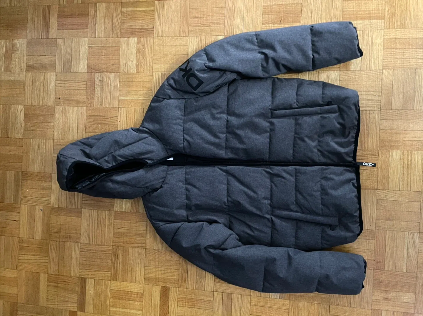 DKNY Grey Puffer Jacket