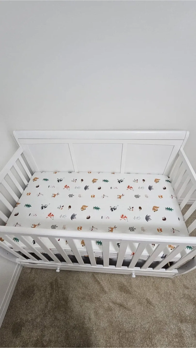 Convertible Crib with Storage - White image indicator(4)
