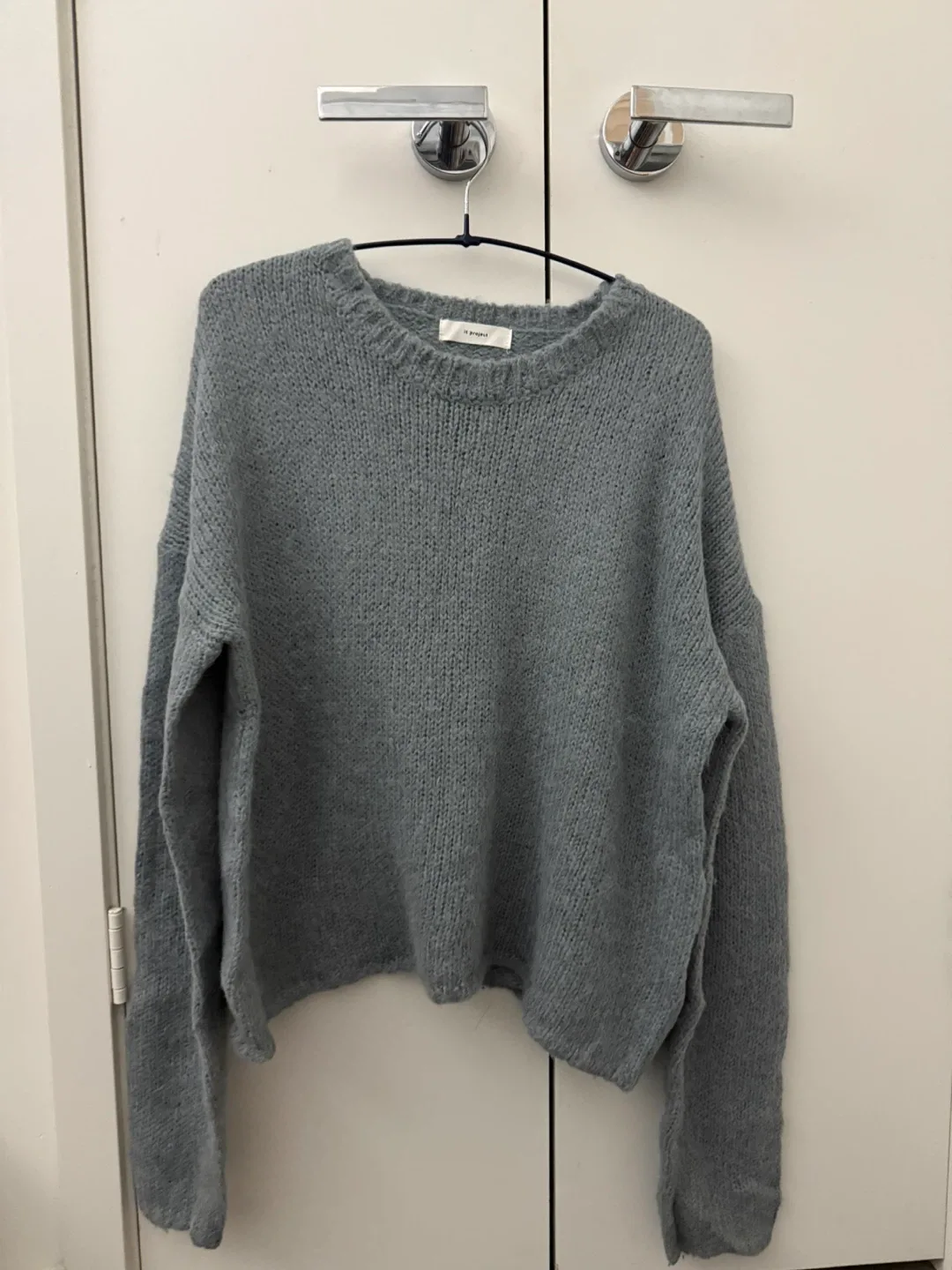 It Project Grey Knit Sweater - Alpaca Wool Blend