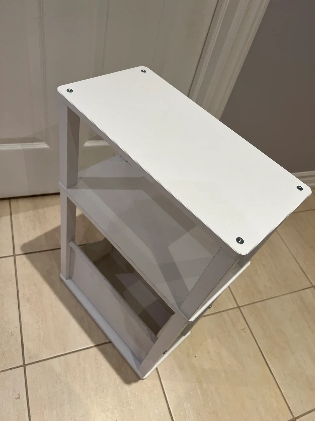 White 3-Tier Storage Shelf image indicator(3)