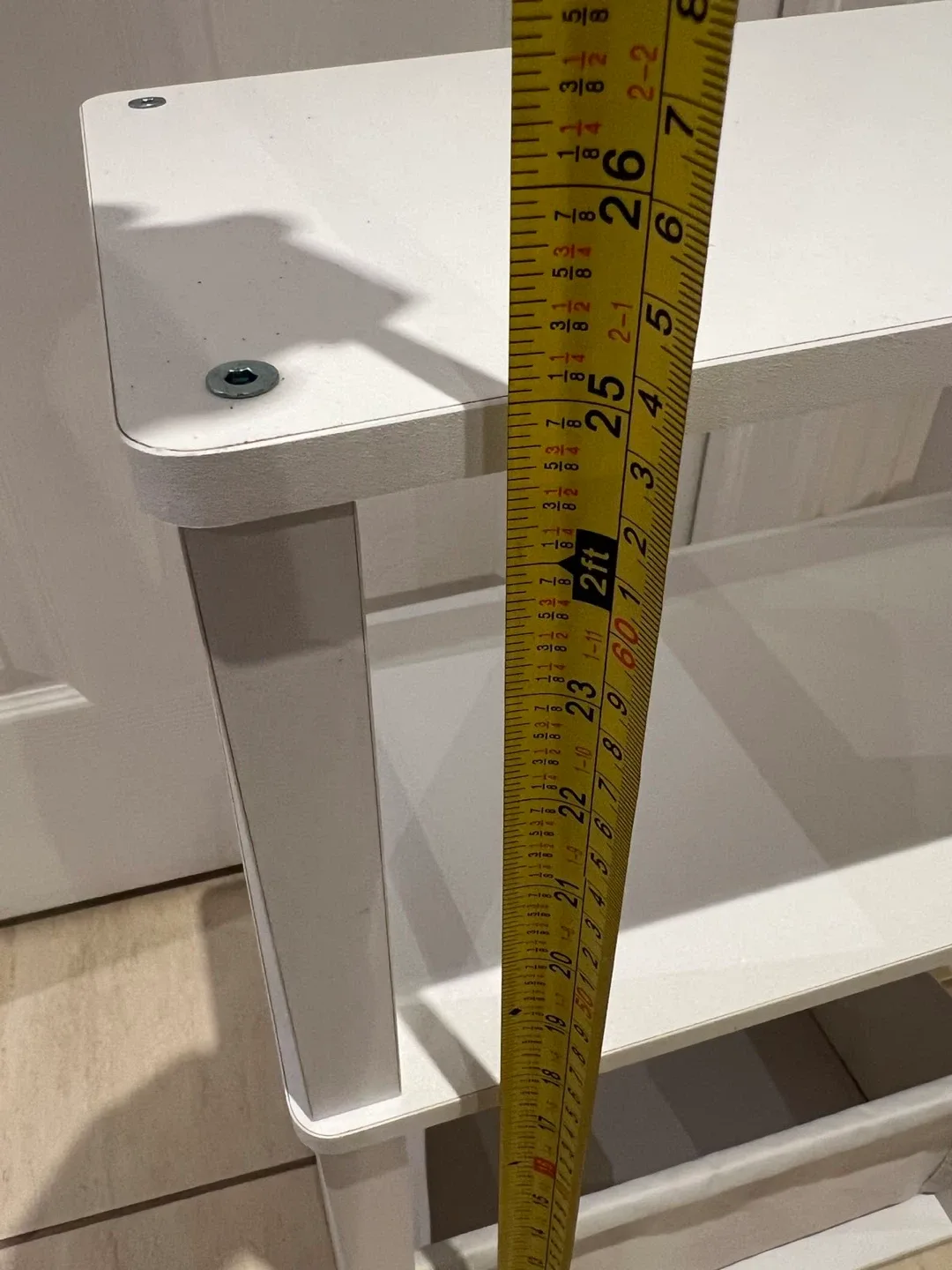 White 3-Tier Storage Shelf image indicator(5)