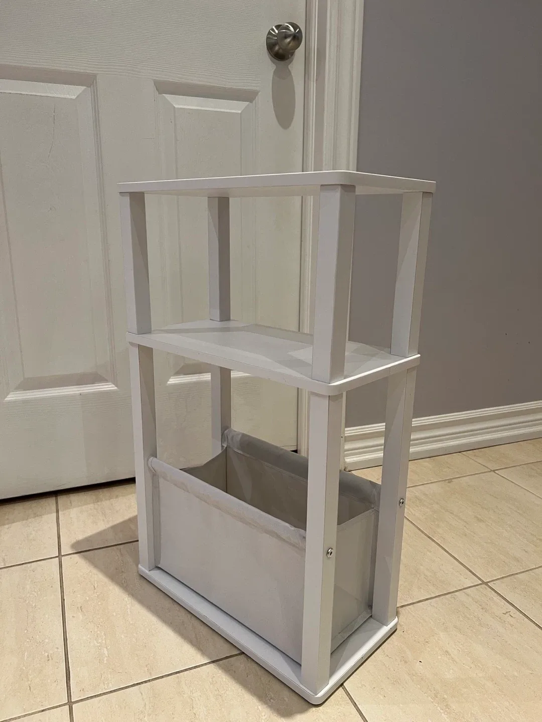 White 3-Tier Storage Shelf image indicator(4)