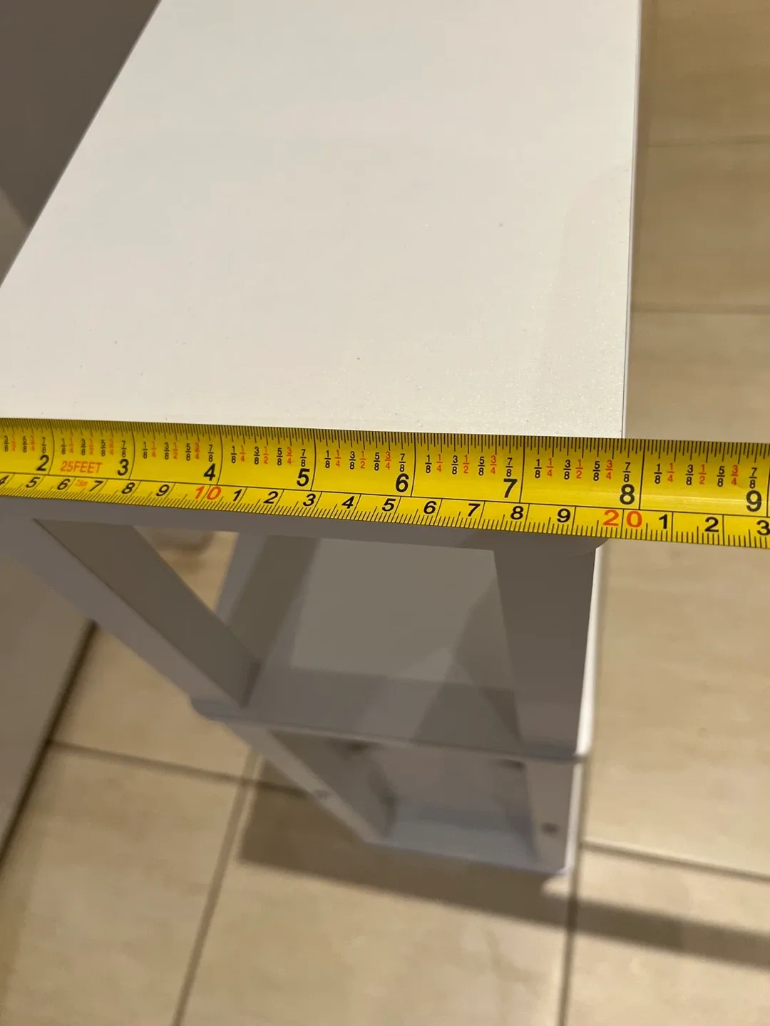 White 3-Tier Storage Shelf image indicator(7)