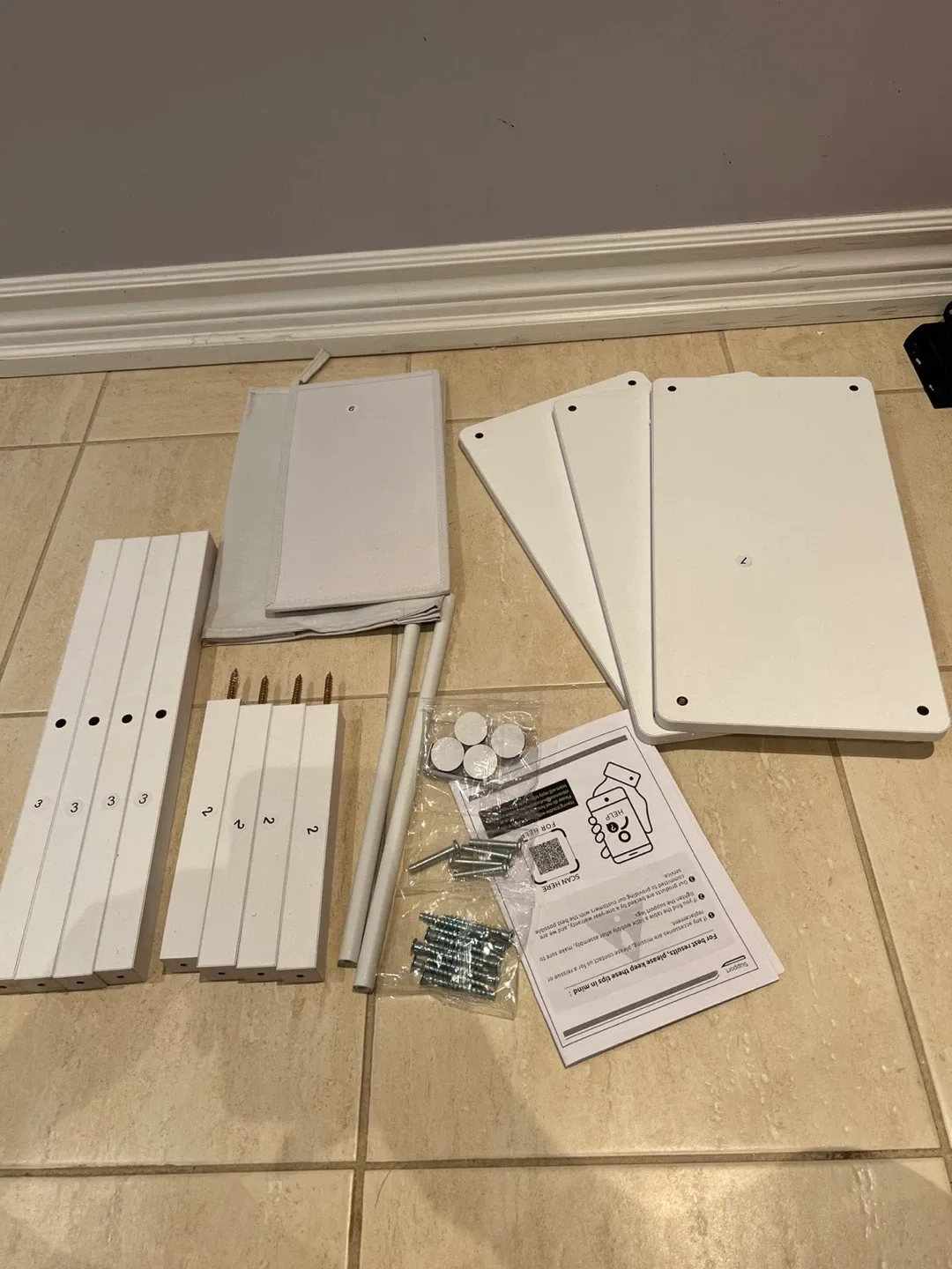 White 3-Tier Storage Shelf image indicator(9)