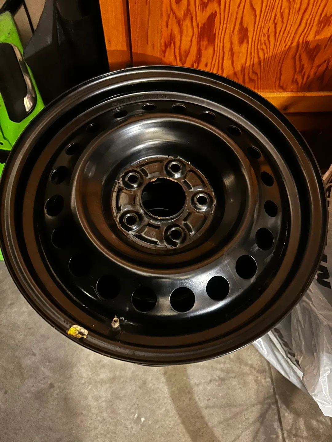 Honda Black Steel Rims - Set of 4