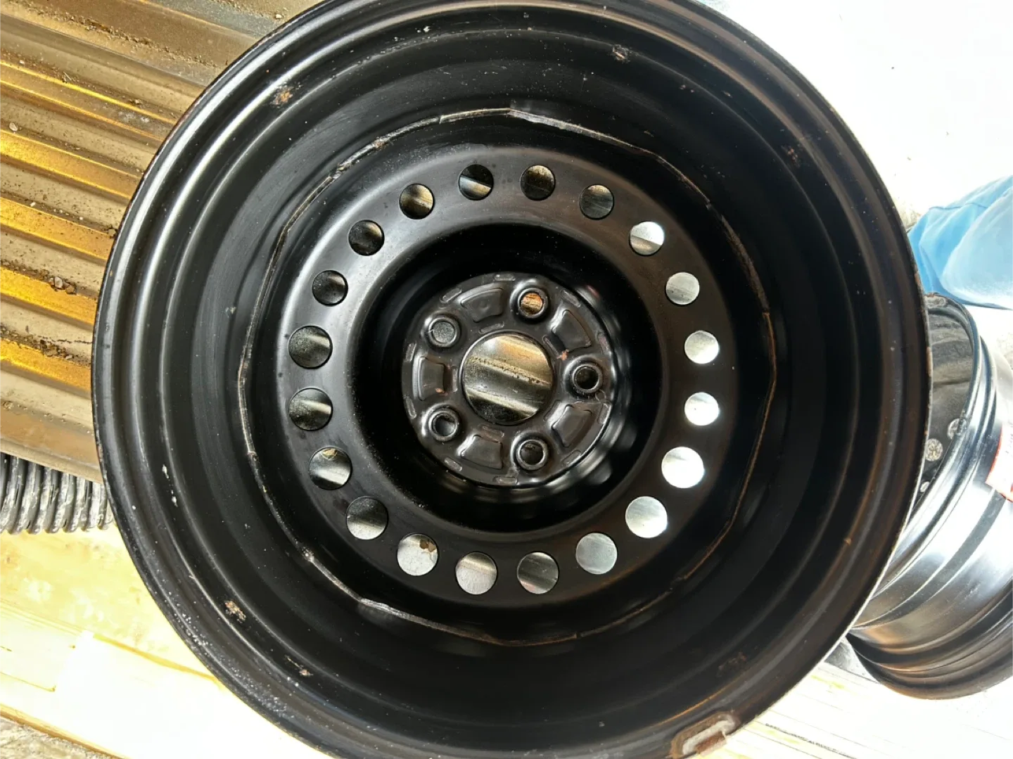 Honda Black Steel Rims - Set of 4 image indicator(2)