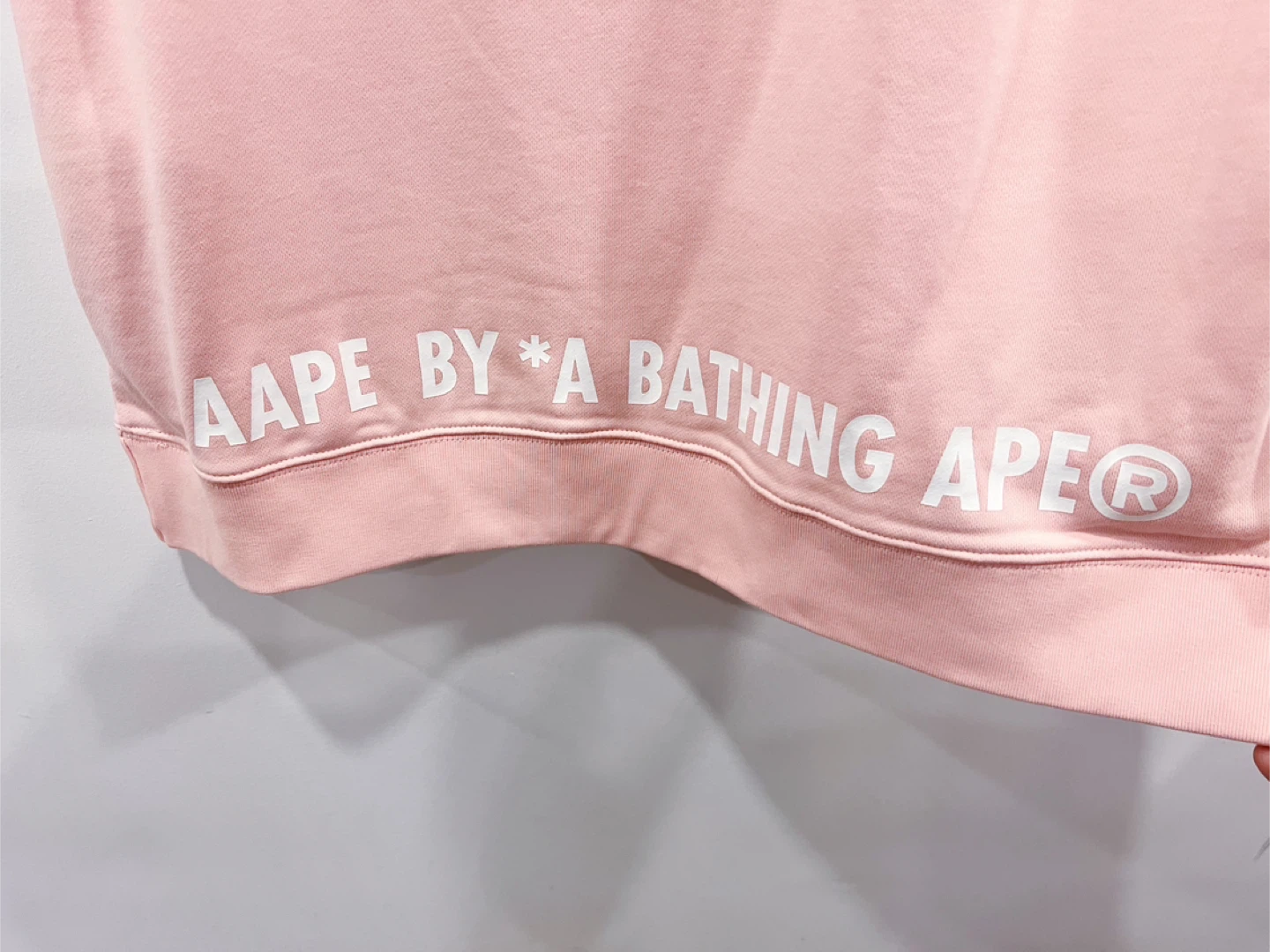 AAPE BY A BATHING APE BABY PINK T-SHIRT SZ LARGE - BNWT - photo 4