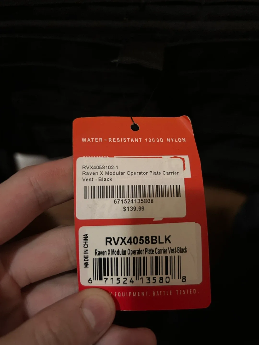 Raven X Modular Operator Plate Carrier Vest - Black image indicator(2)