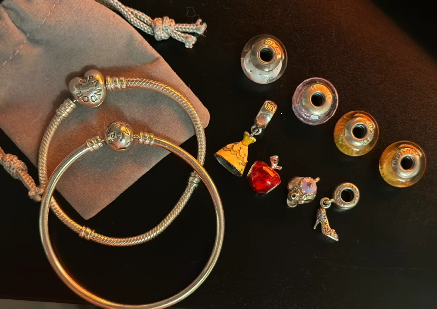 Pandora Charms and Bracelet