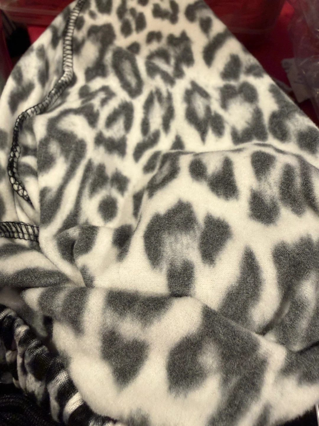 Fleece lined Leopard Print Joggers - photo 2