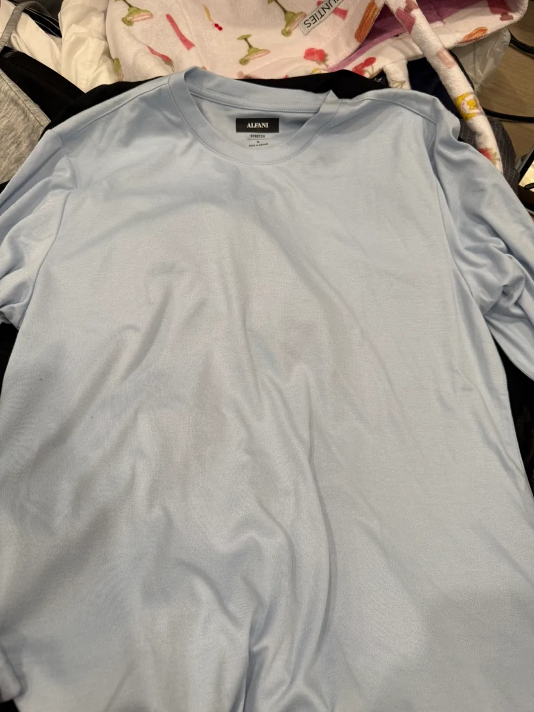 Alfani Stretch Long Sleeve Tee - Size M image indicator(2)