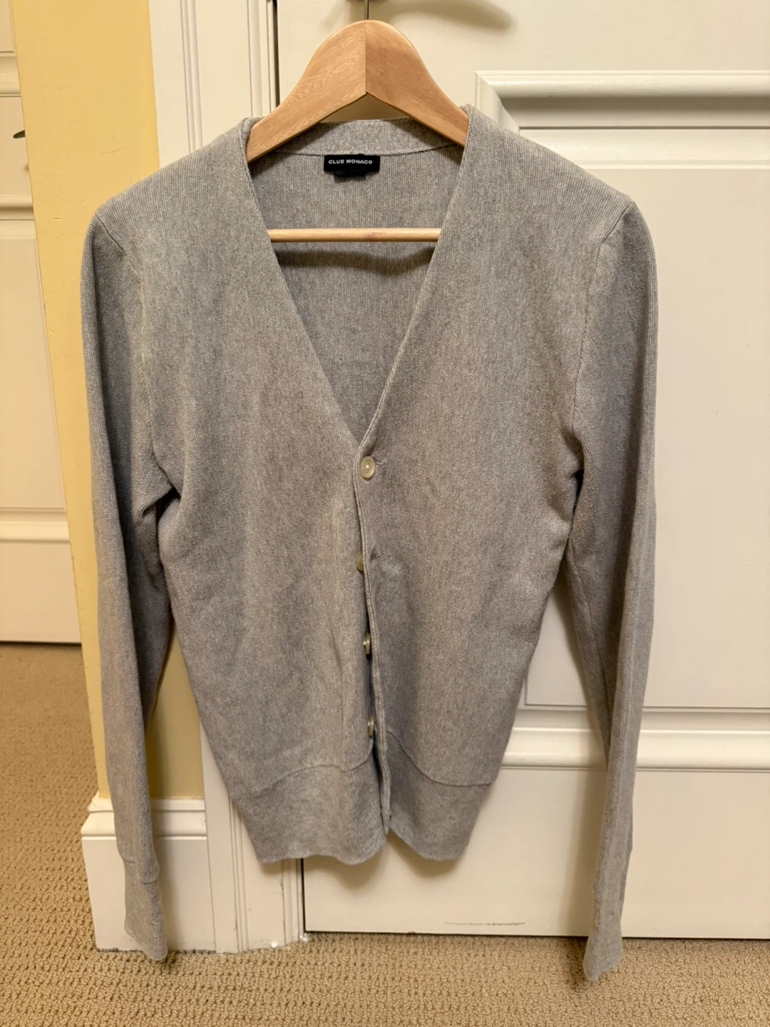 Club Monaco Men’s Cotton Cardigan XS