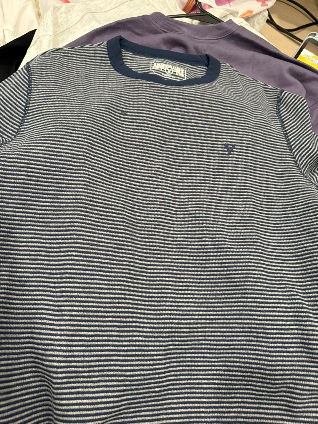 American Eagle Striped Long Sleeve Shirt image indicator(2)