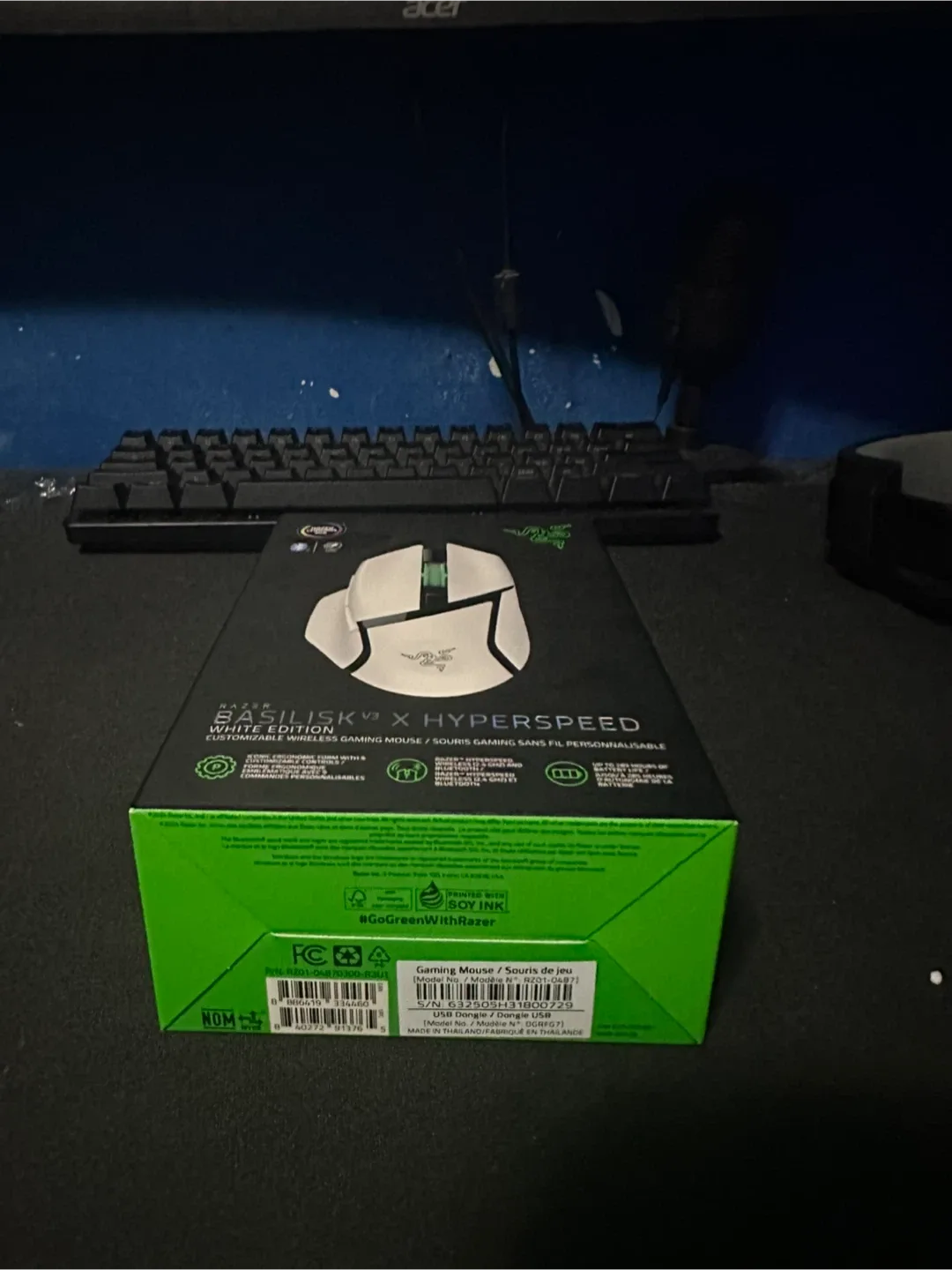 Razer Basilisk V3 X Hyperspeed White Edition Gaming Mouse image indicator(3)