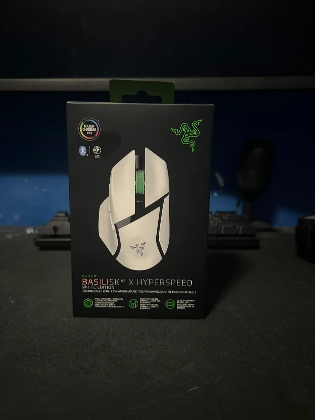 Razer Basilisk V3 X Hyperspeed White Edition Gaming Mouse