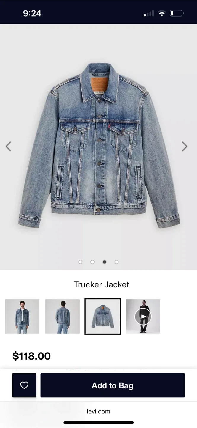 Levi Strauss Signature Men's Trucker Jacket - New