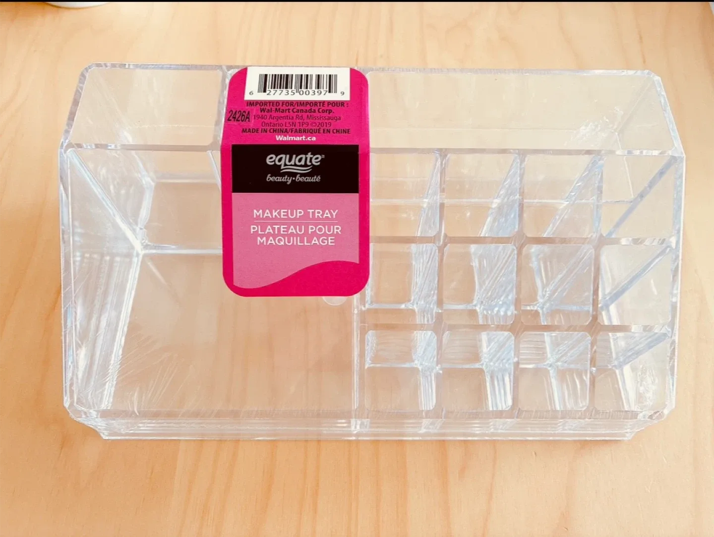 New Equate Makeup Tray