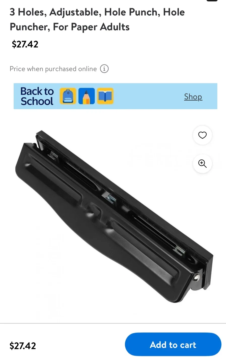 Adjustable 3-Hole Punch image indicator(4)