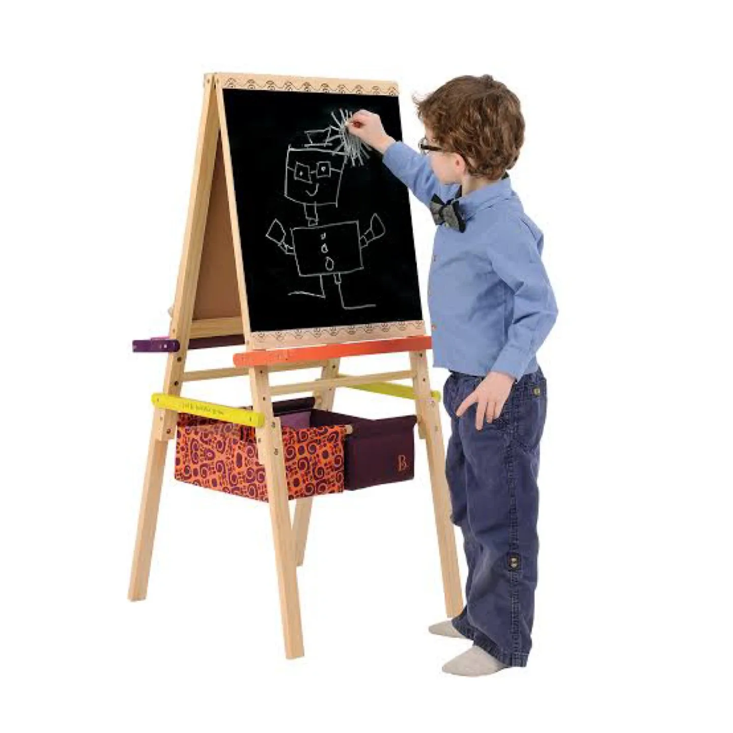 Marker/Chalk Drawing Art Stand Easel image indicator(8)