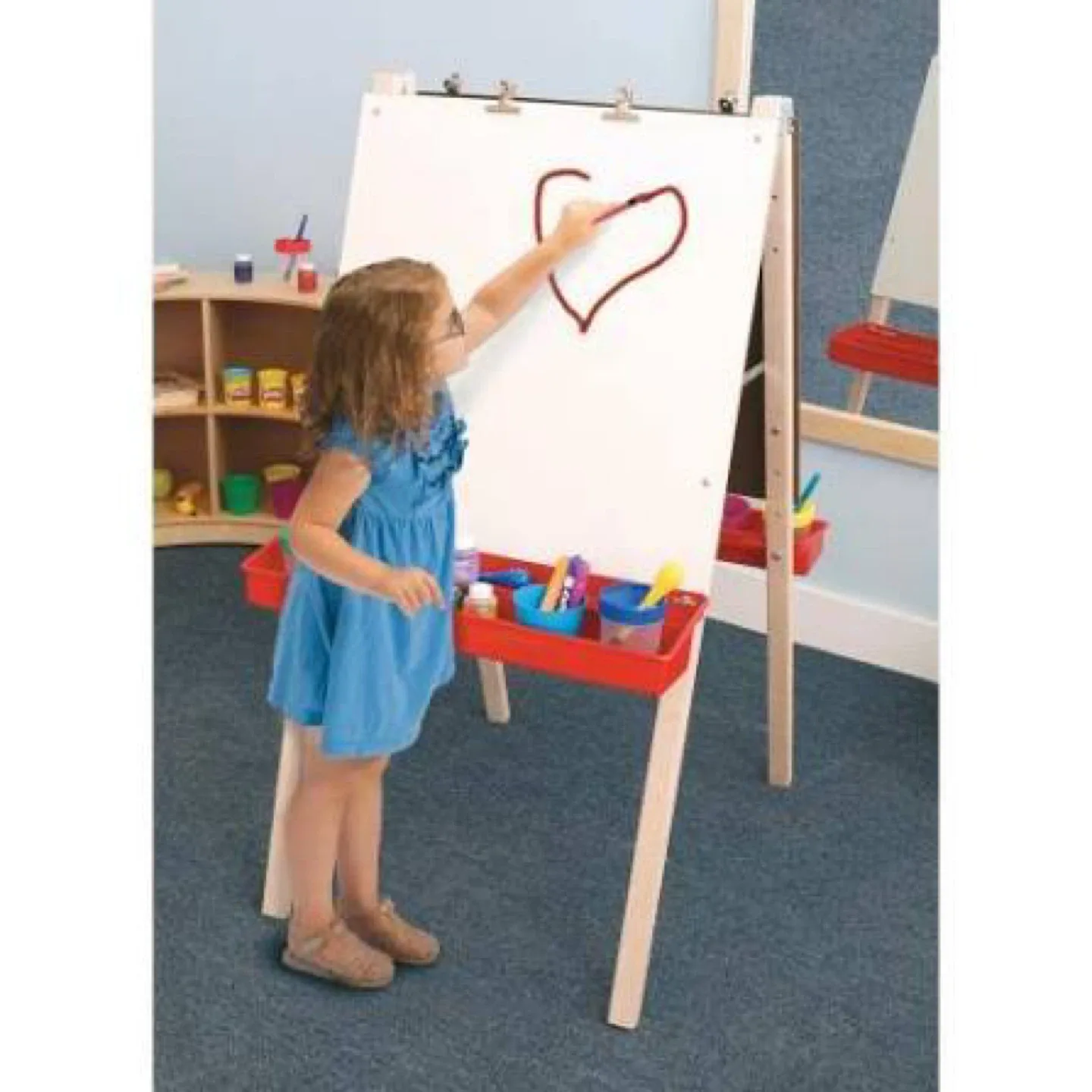 Marker/Chalk Drawing Art Stand Easel image indicator(10)