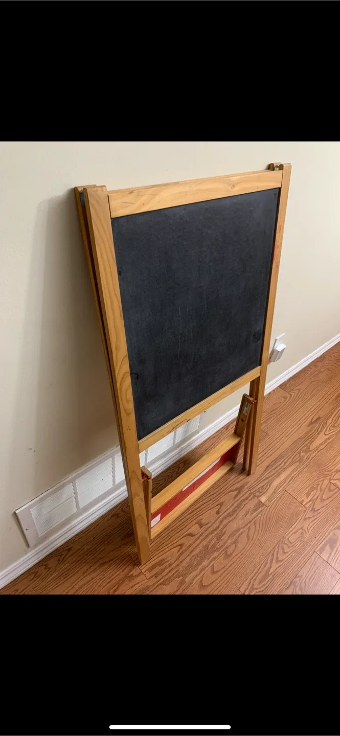 Drawing Black/White board Easel Stand image indicator(6)