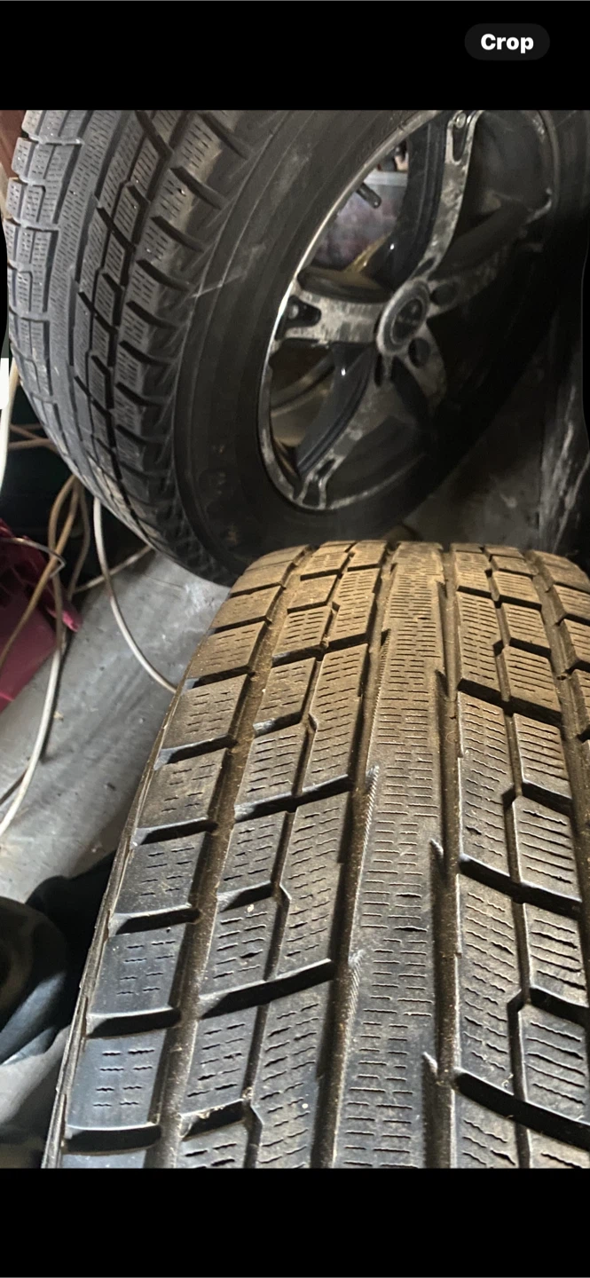 4 Yokohama 215/70/R16 Winter Tires on Wheels