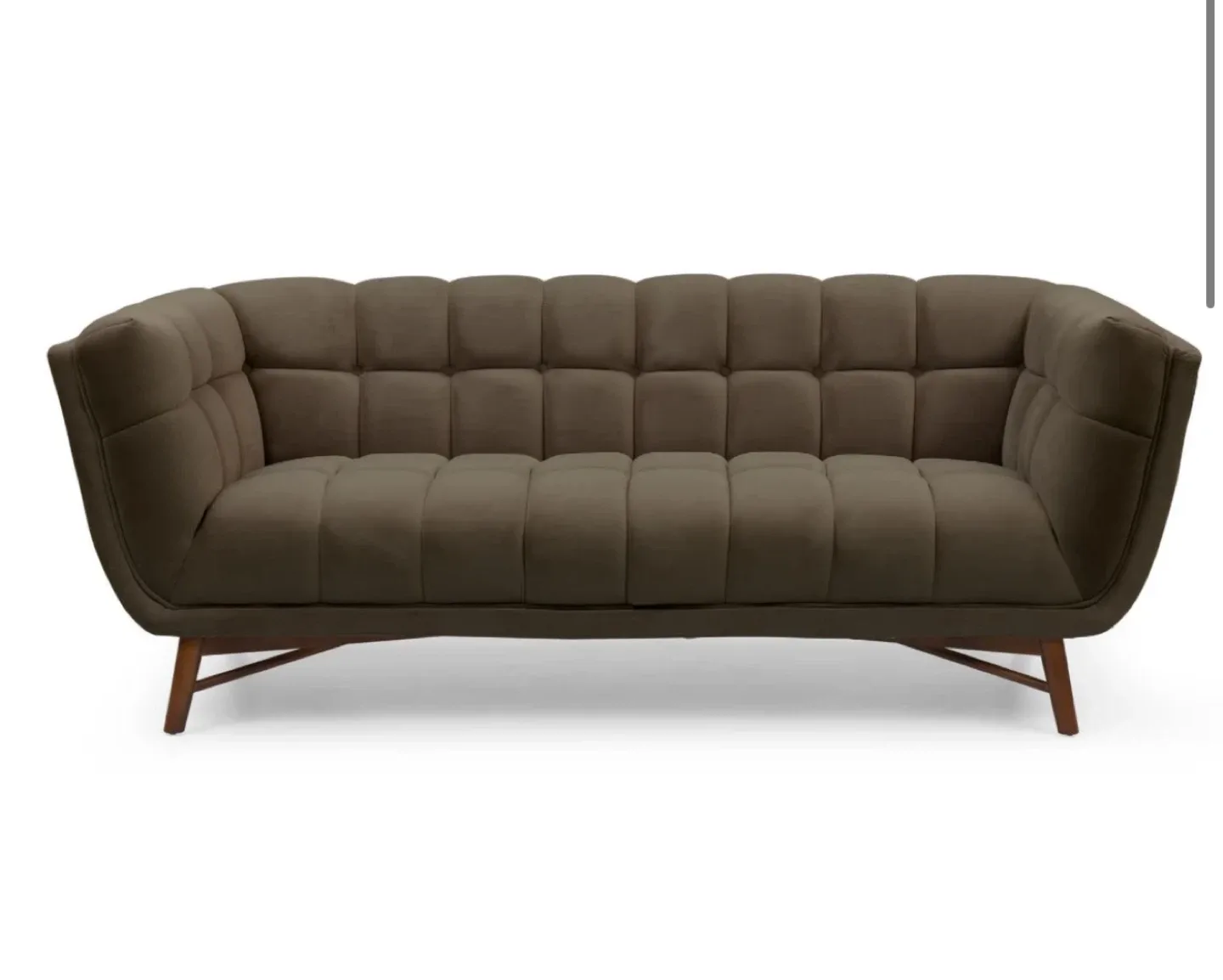 Kitsilano Sofa - Velvet Dark Grey #51