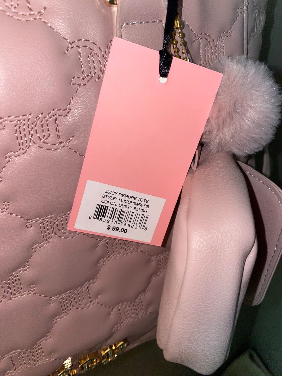 Juicy Couture Demure Tote - Dusty Blossom - photo 5