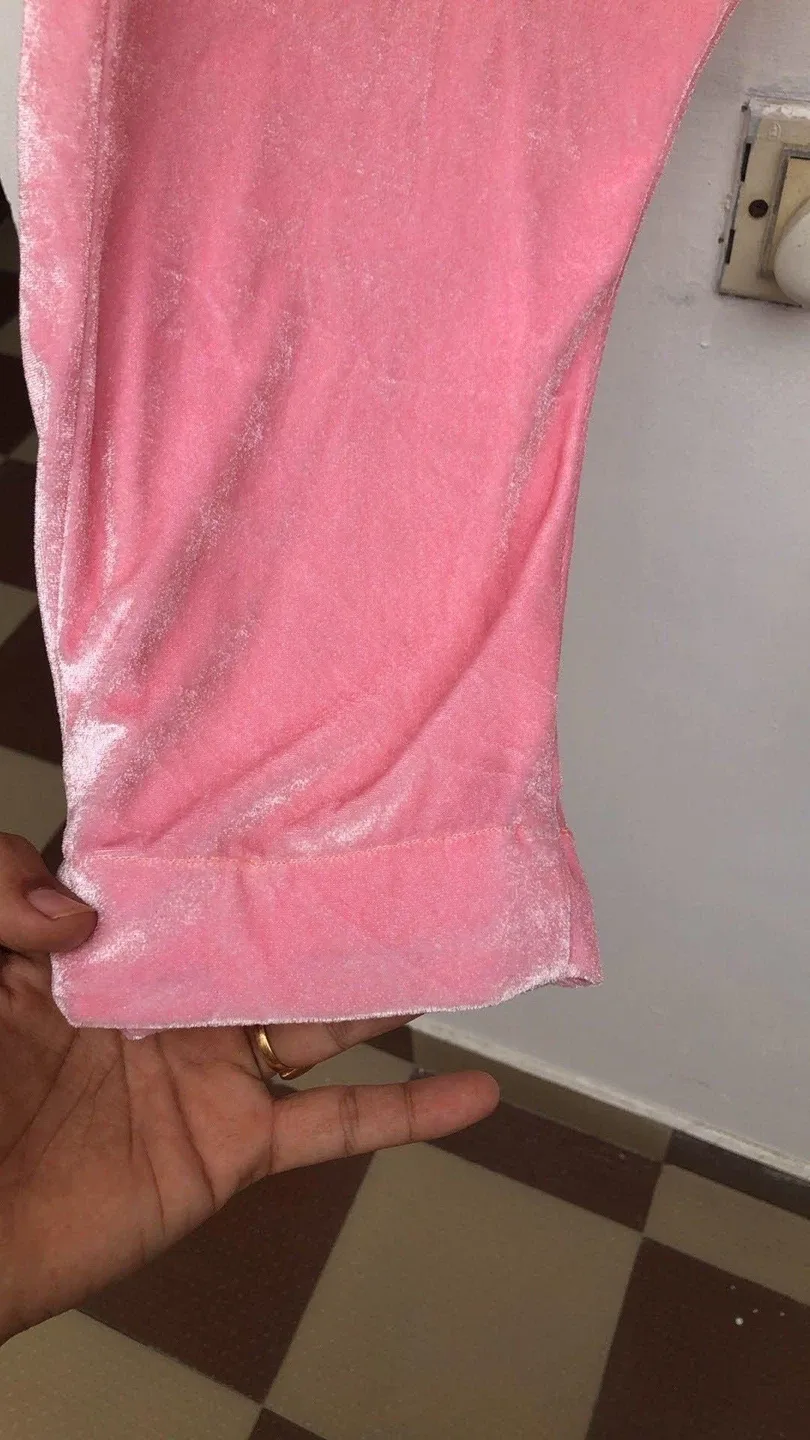 Pink Velvet Lounge Pants image indicator(6)