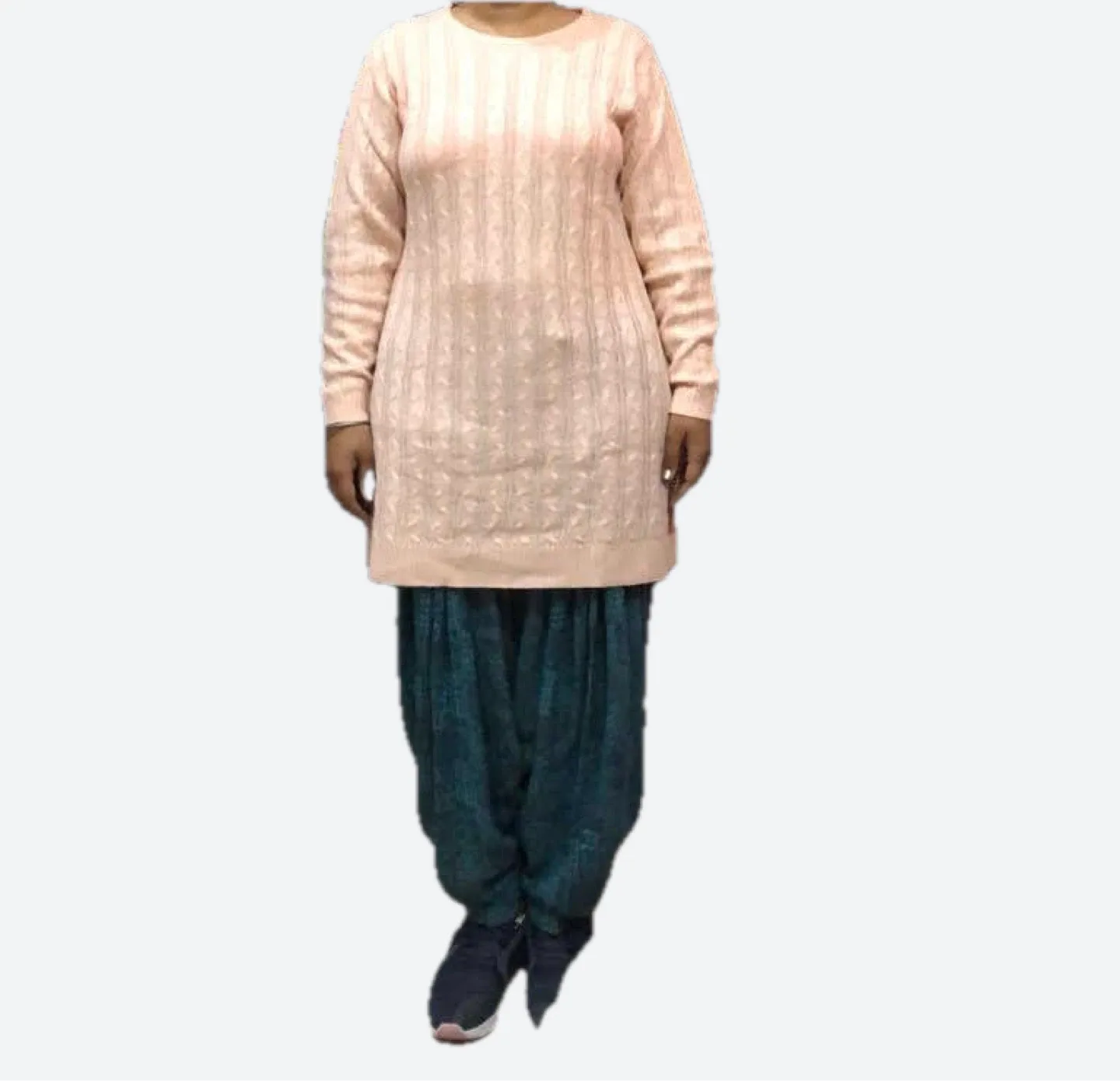 Peach Sweater Tunic image indicator(2)