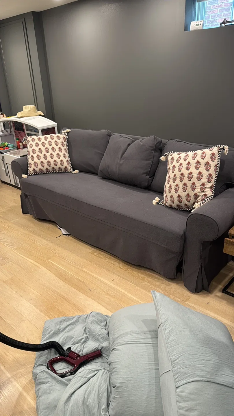 IKEA VRETSTORP Kilanda Dark Blue Sofa Bed