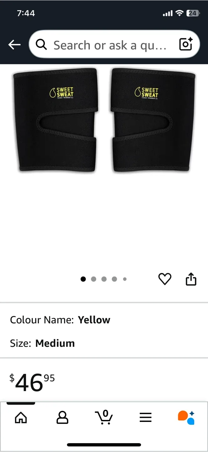 Sweet Sweat Thigh Trimmers - New in Package! image indicator(3)