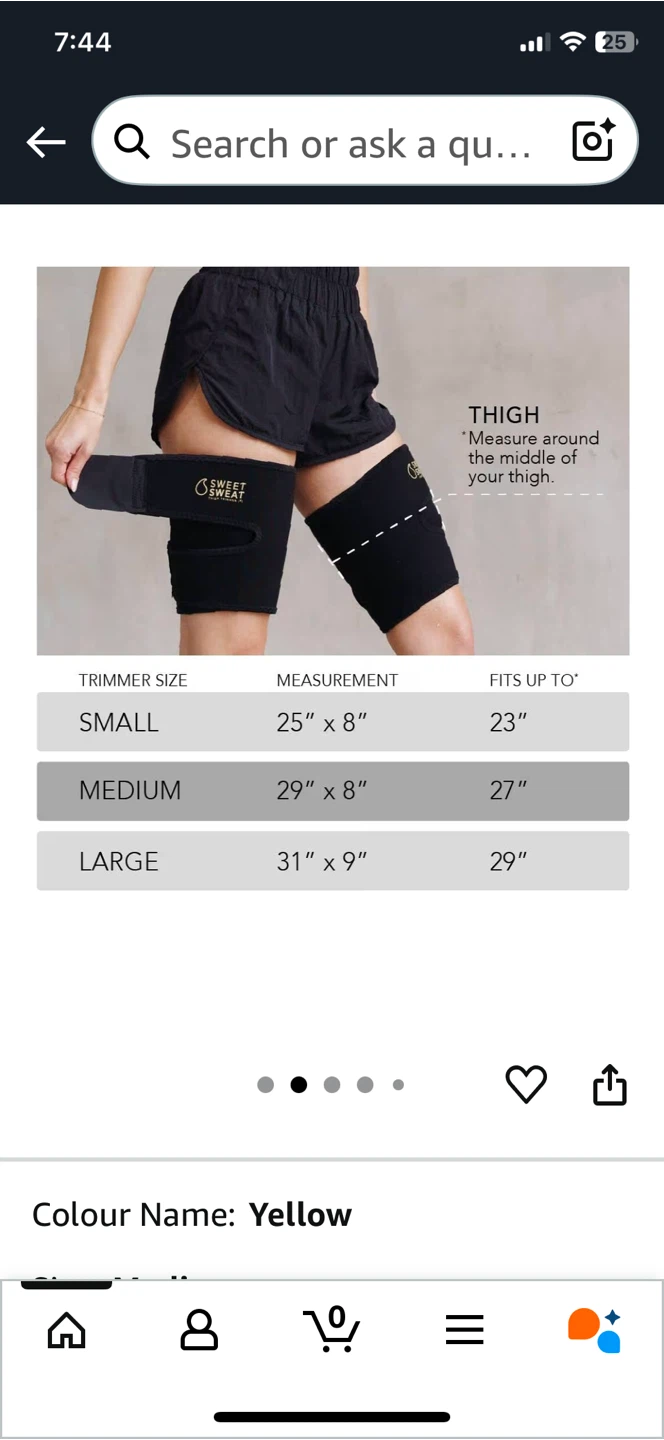 Sweet Sweat Thigh Trimmers - New in Package!
