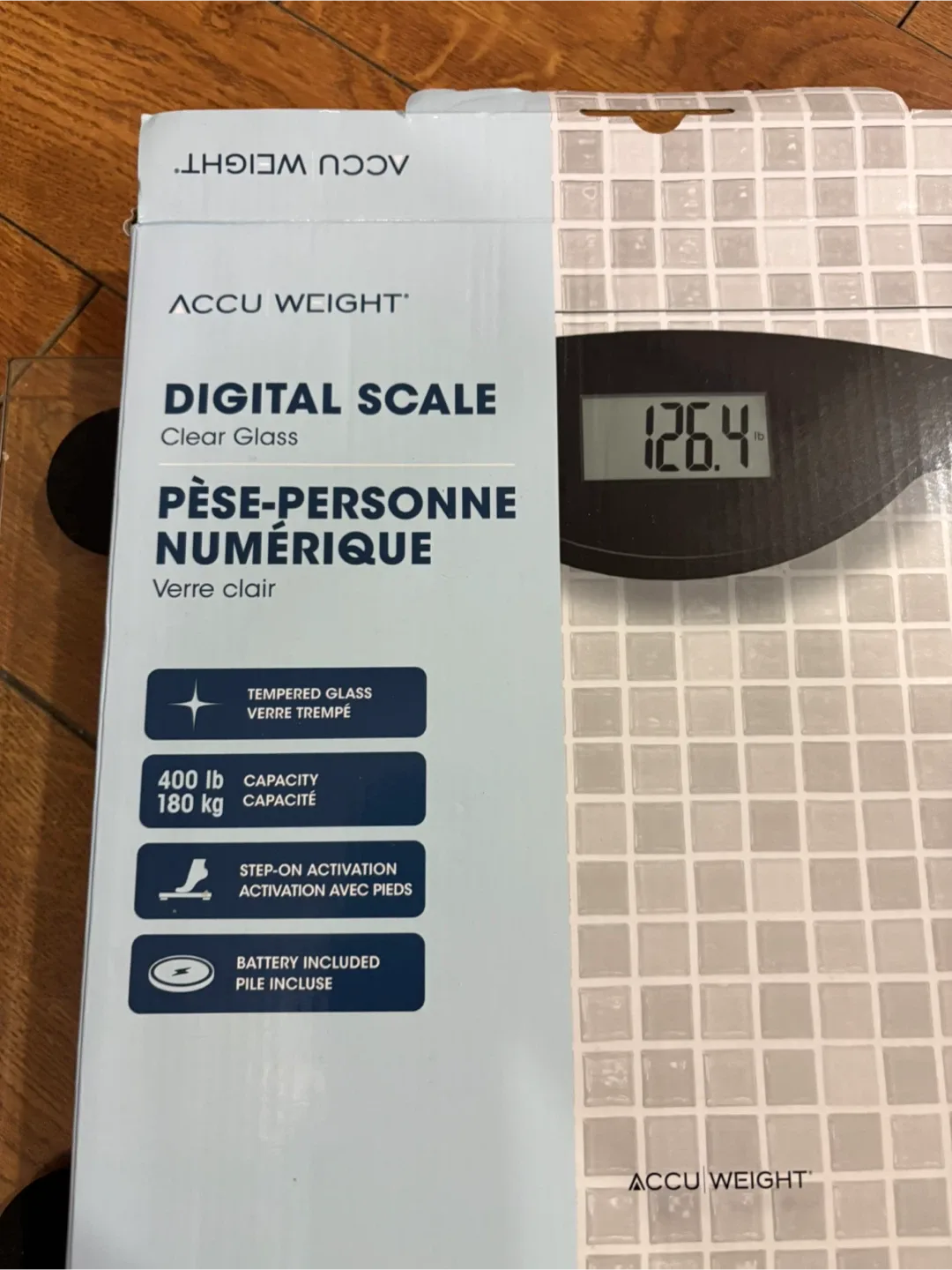 Accuweight Digital Scale - Clear Glass image indicator(6)