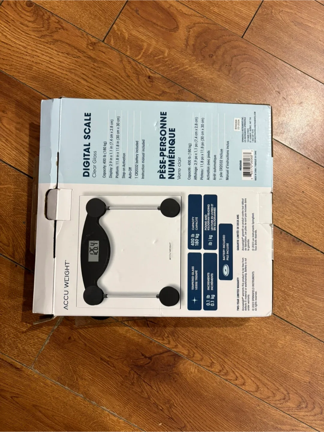 Accuweight Digital Scale - Clear Glass image indicator(2)