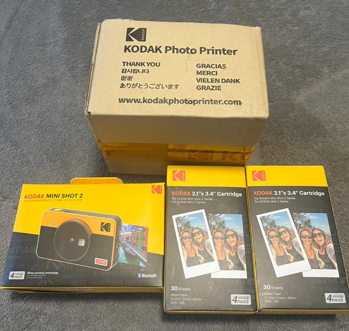 Kodak Mini Shot 2 Camera & Printer Combo Retro C210R