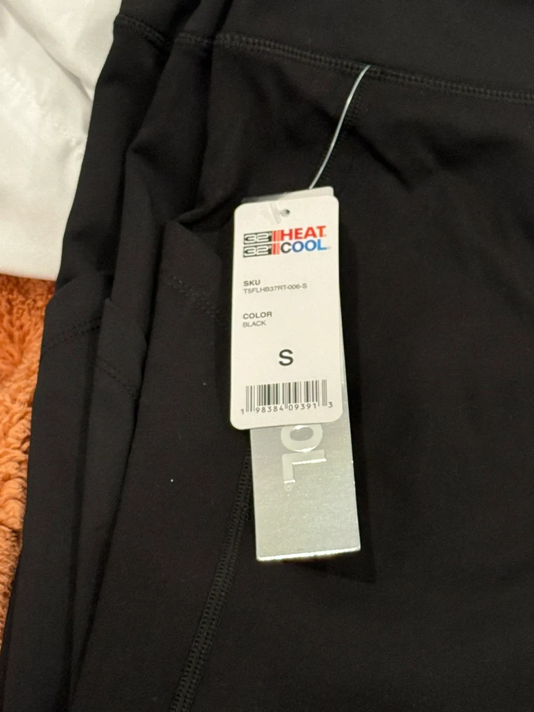 Heat Keep Cool Black Leggings - Size Small image indicator(3)