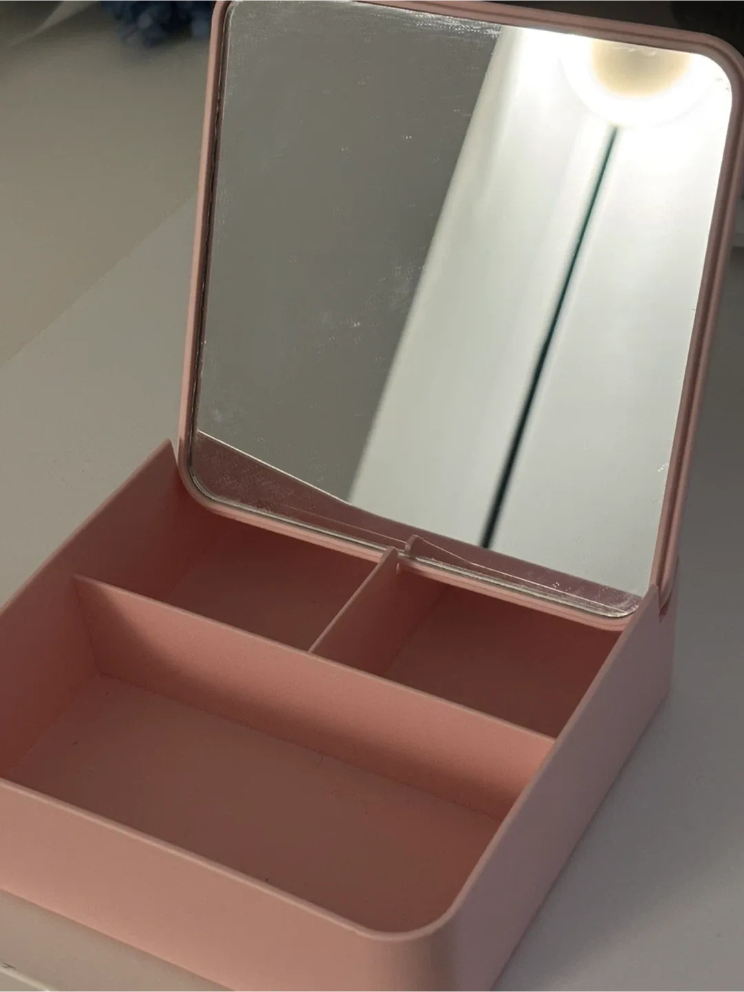 Pink Jewelry Box with Mirror image indicator(2)
