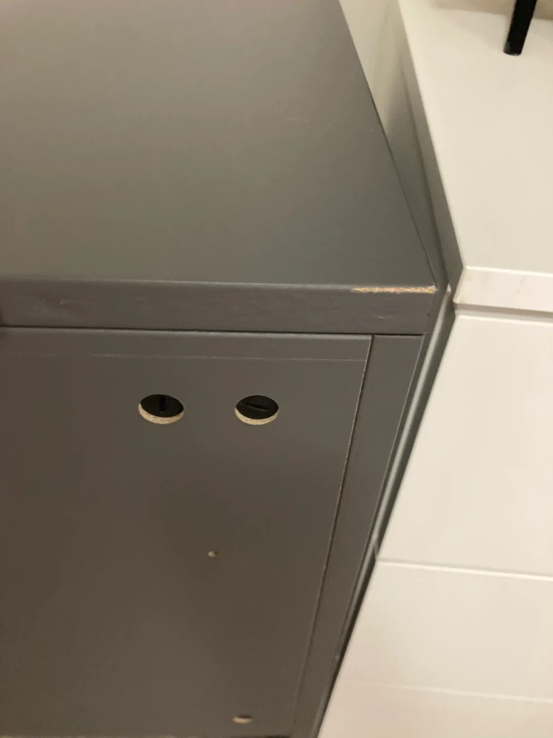 IKEA Brimnes Gray Dressing Table image indicator(9)