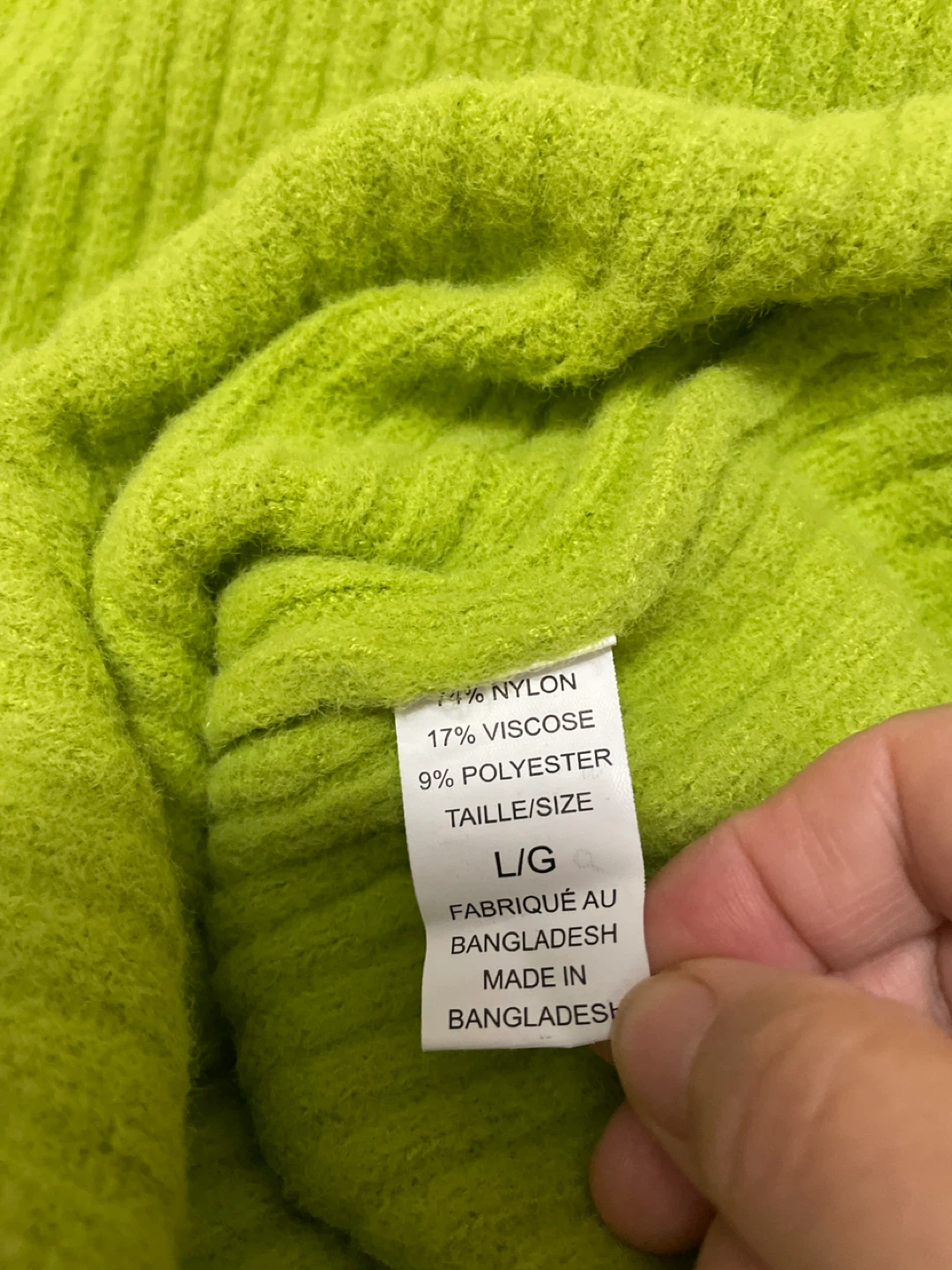 Like new Suzy Shier Knit Sweater - Size L/G - Green - photo 4