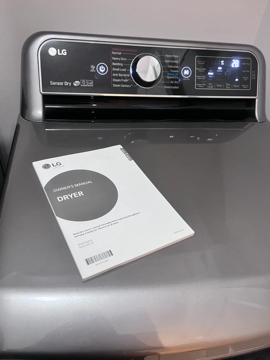 LG DLEX7600VE Dryer image indicator(5)