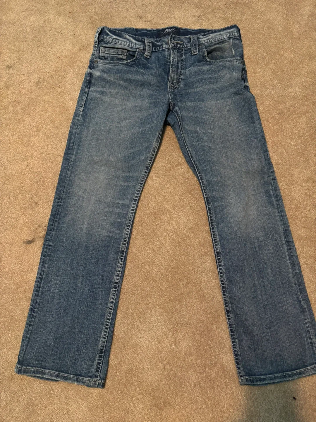Men’s Silver Jeans. 3 pairs