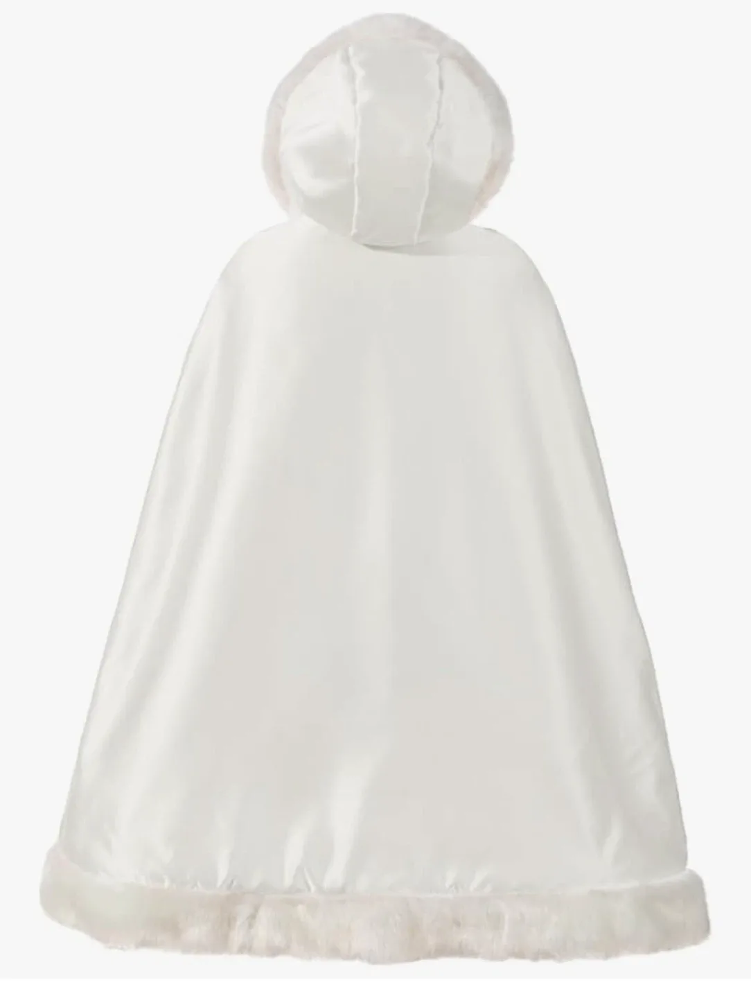BEAUTELICATE Flower Girl Hooded Fur Cape - NEW image indicator(7)