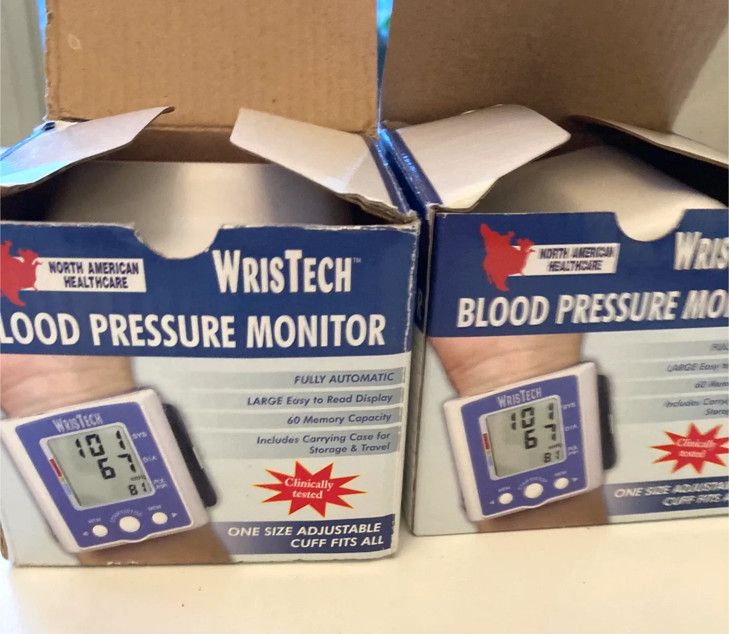 2 Blood Pressure Monitor - Like New! image indicator(3)