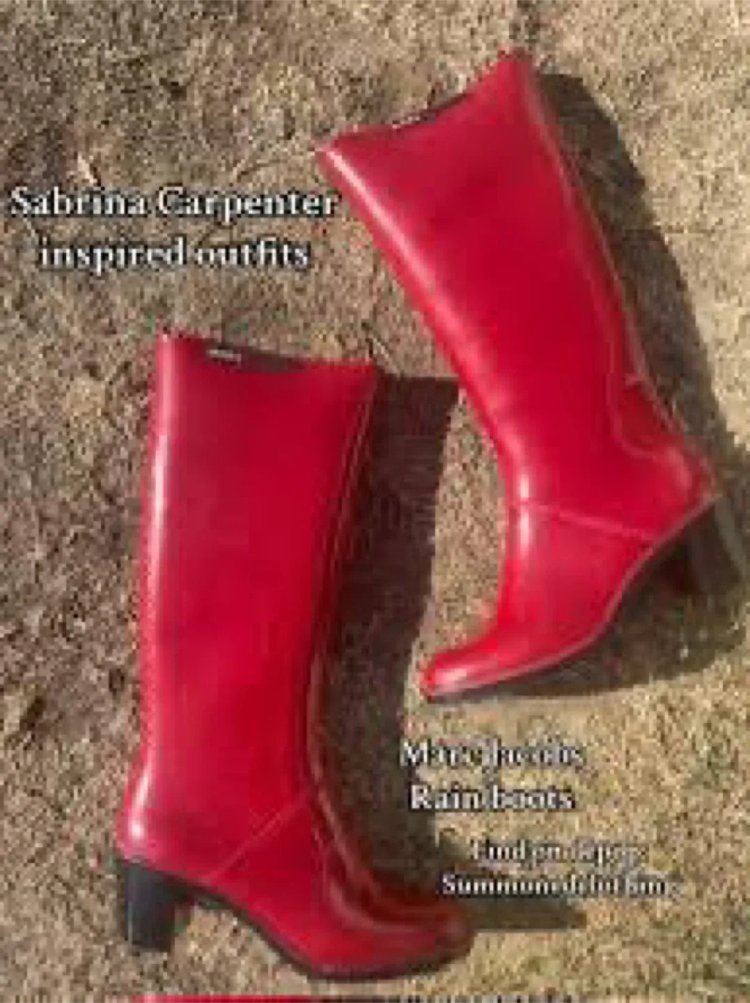 Marc Jacobs Red Rain Boots image indicator(4)