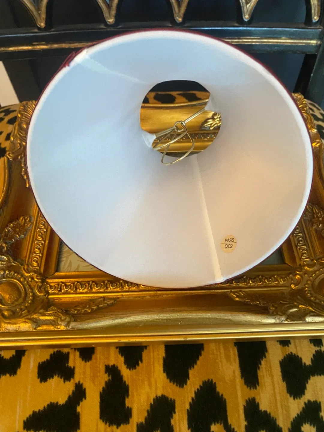 Burgundy Lamp Shade 6 image indicator(4)