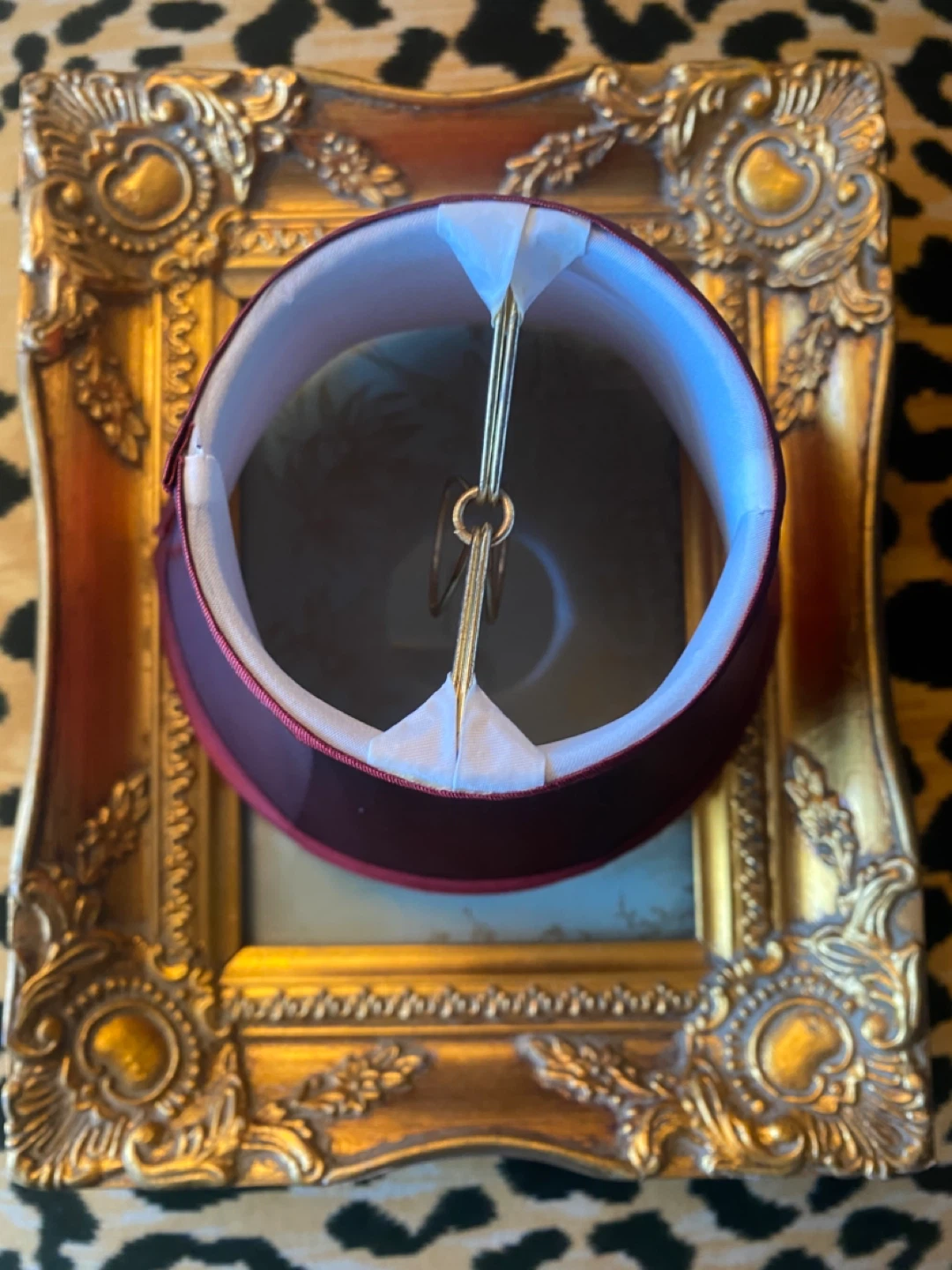 Burgundy Lamp Shade 6 - photo 3