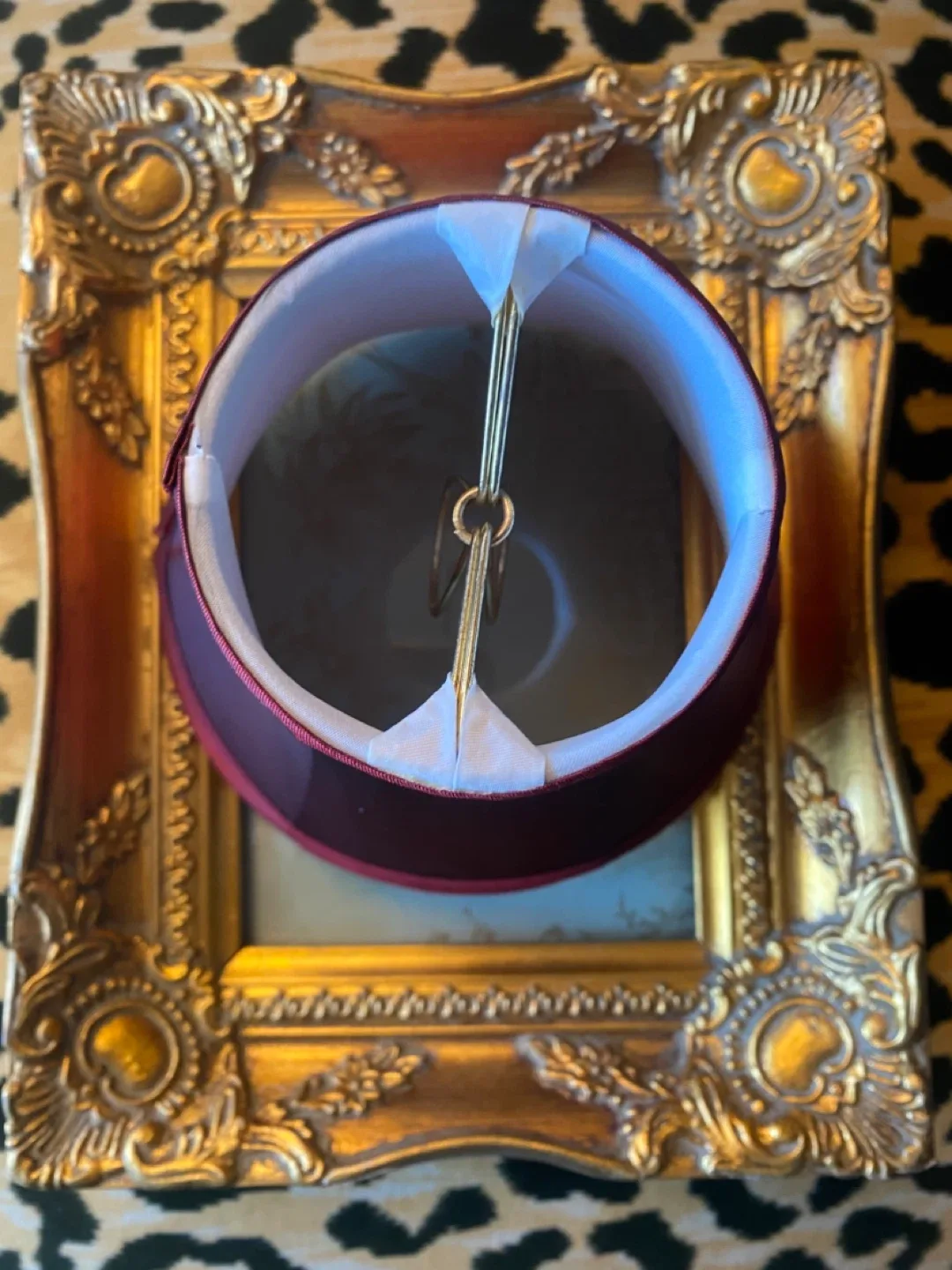 Burgundy Lamp Shade 6 image indicator(3)