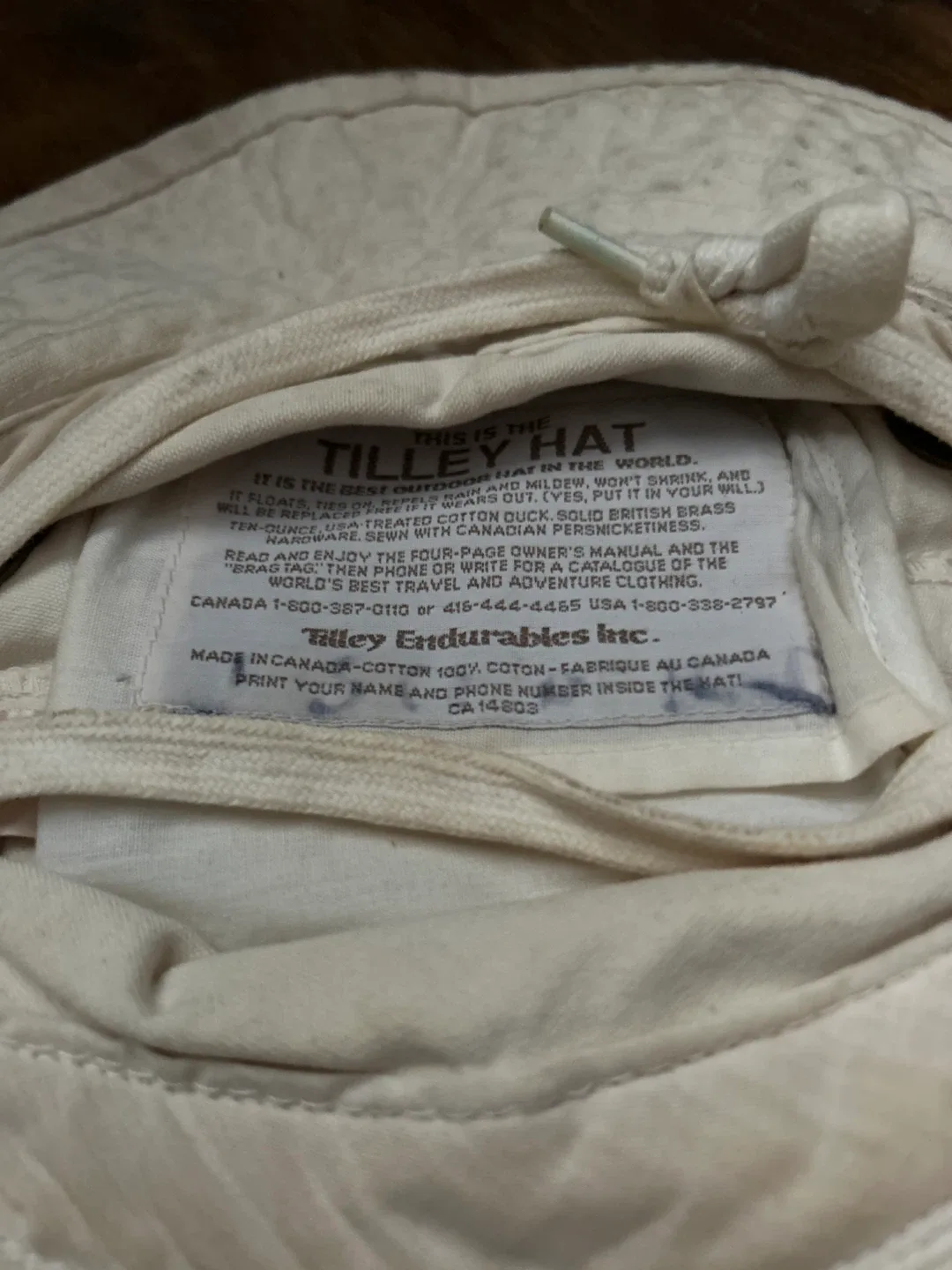 Tilley Endurables Inc. Hat image indicator(2)