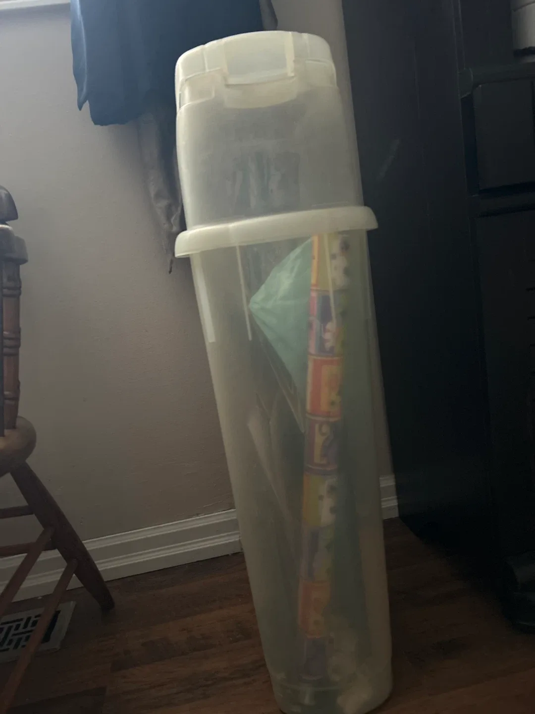 Rubbermaid Wrap 'n Craft Gift Wrap Storage Container image indicator(2)